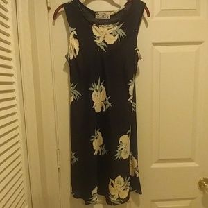 Black Hawaiian style dress